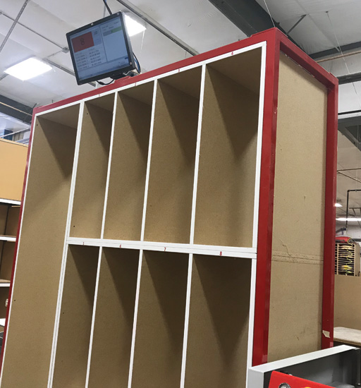 Example Sorting Cart - Production Coach