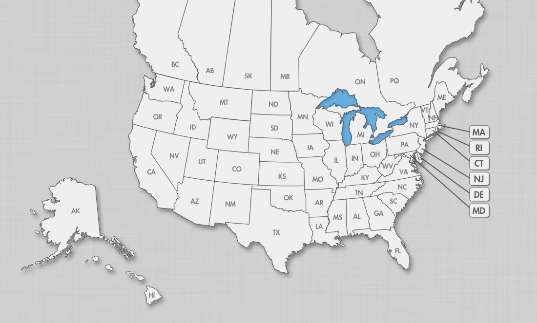 RSA Solutions Sales Map