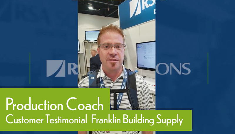 Customer Testimonial Production Coach Franklin Building Supply