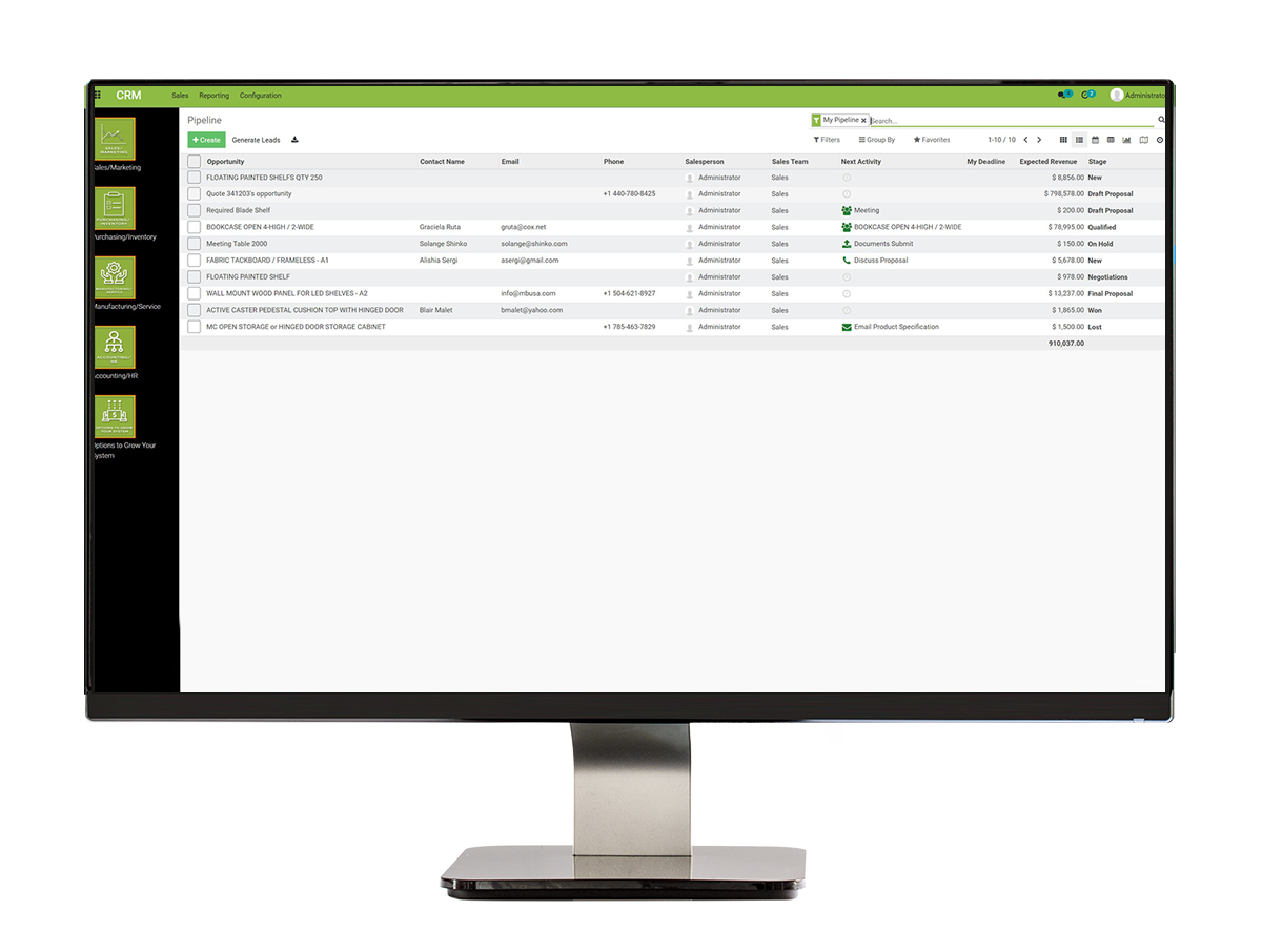 Proj-etc -- Pipeline - List View